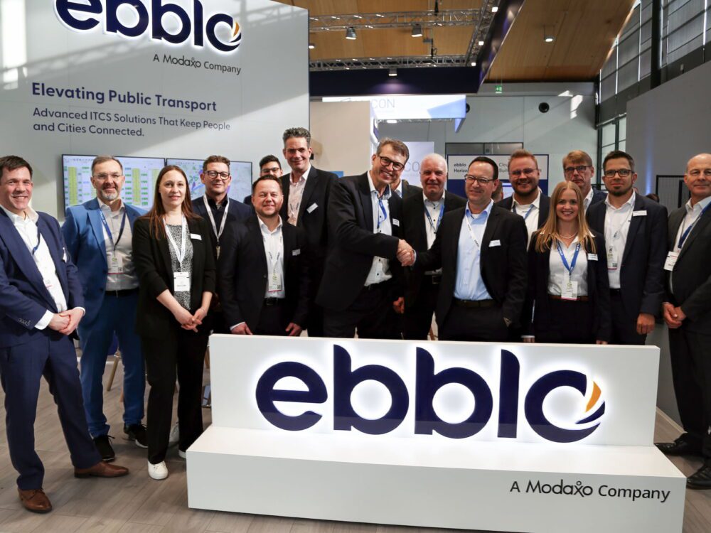 Die Teams von Stadler Signalling Germany und ebblo Western Europe