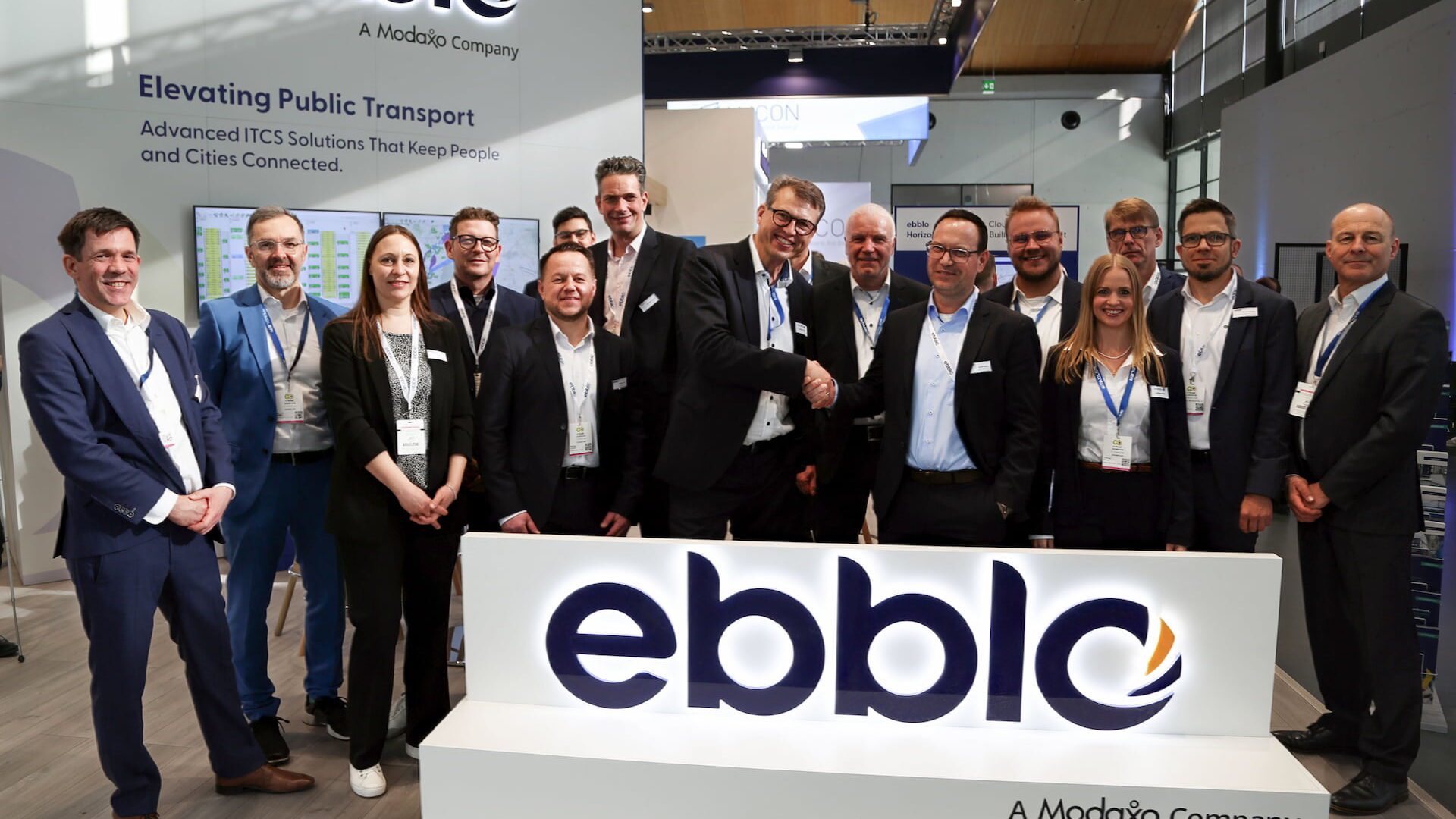 Die Teams von Stadler Signalling Germany und ebblo Western Europe